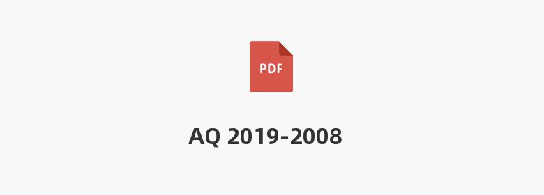 AQ 2019-2008